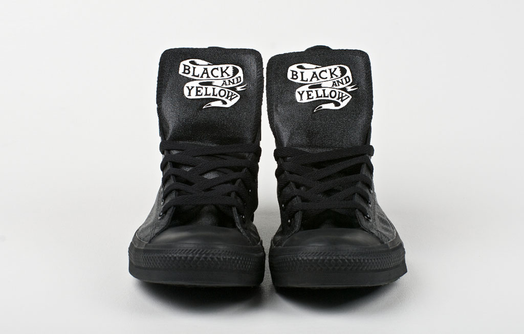 Brush Footwear x Converse Chuck Taylor All Star for Wiz Khalifa Black & Yellow (2)