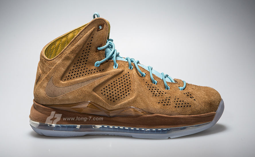Nike LeBron X EXT Brown Suede 607078-200 (1)