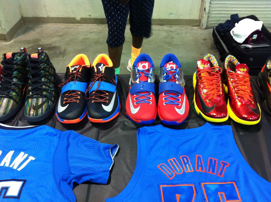 Randy Williams Displays Rare Nike KD Shoes (1)