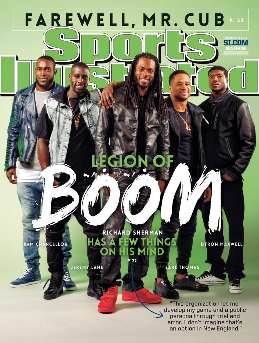 Richard Sherman Covers Sports Illustrated in the 'Red October' Nike Air Yeezy 2
