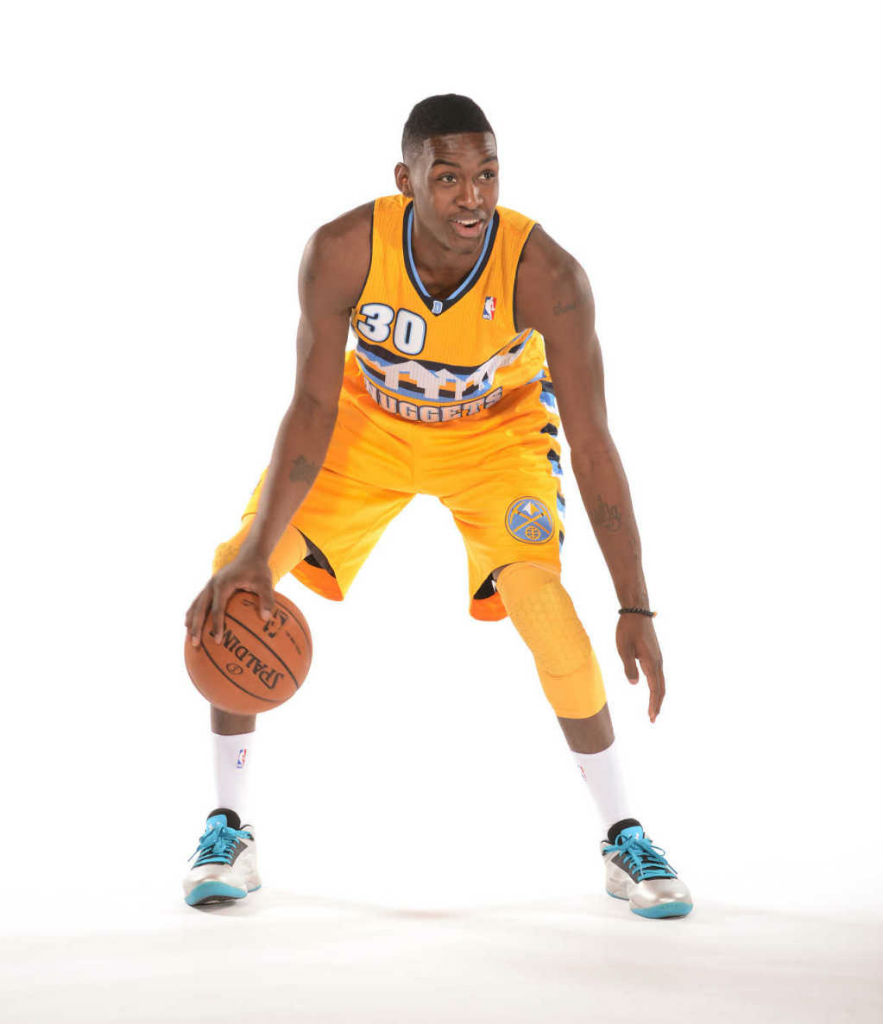 Quincy Miller wearing Under Armour Micro G Torch Low