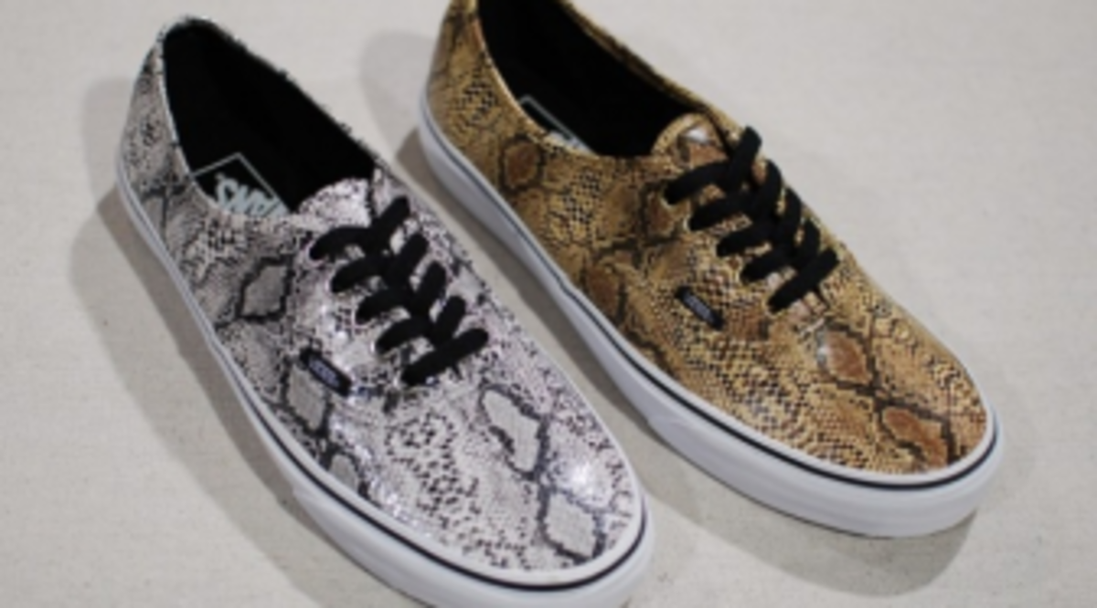 Vans Authentic Snakeskin Fall 2013 Sole Collector