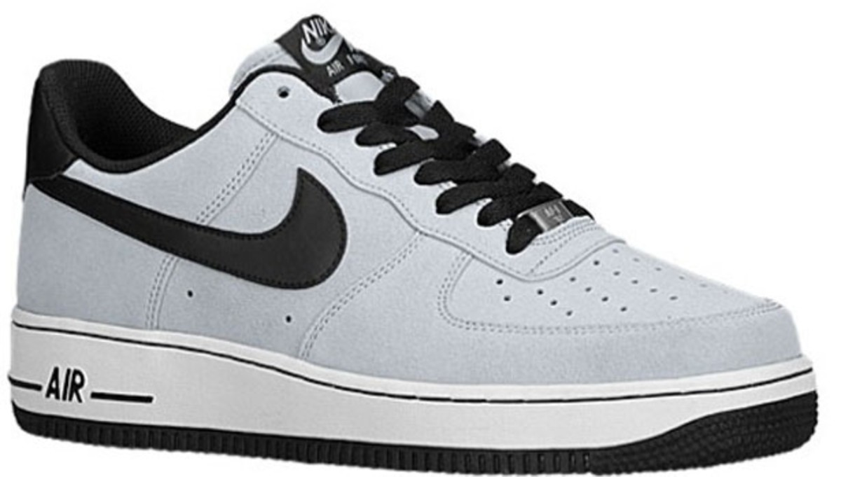 white nike air force 1 with grey tick