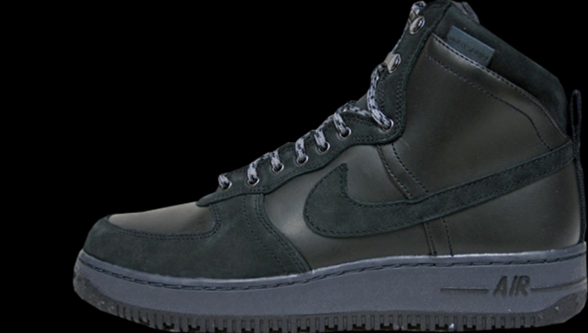 nike air force 1 boots black