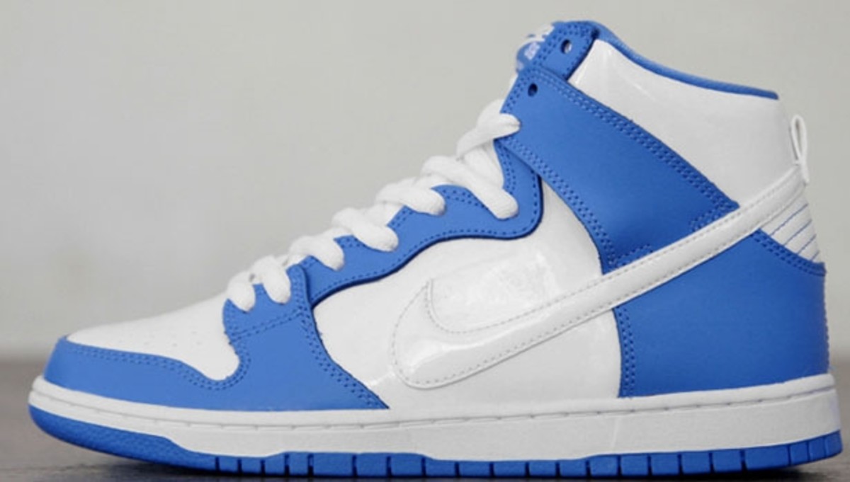 blue dunks high