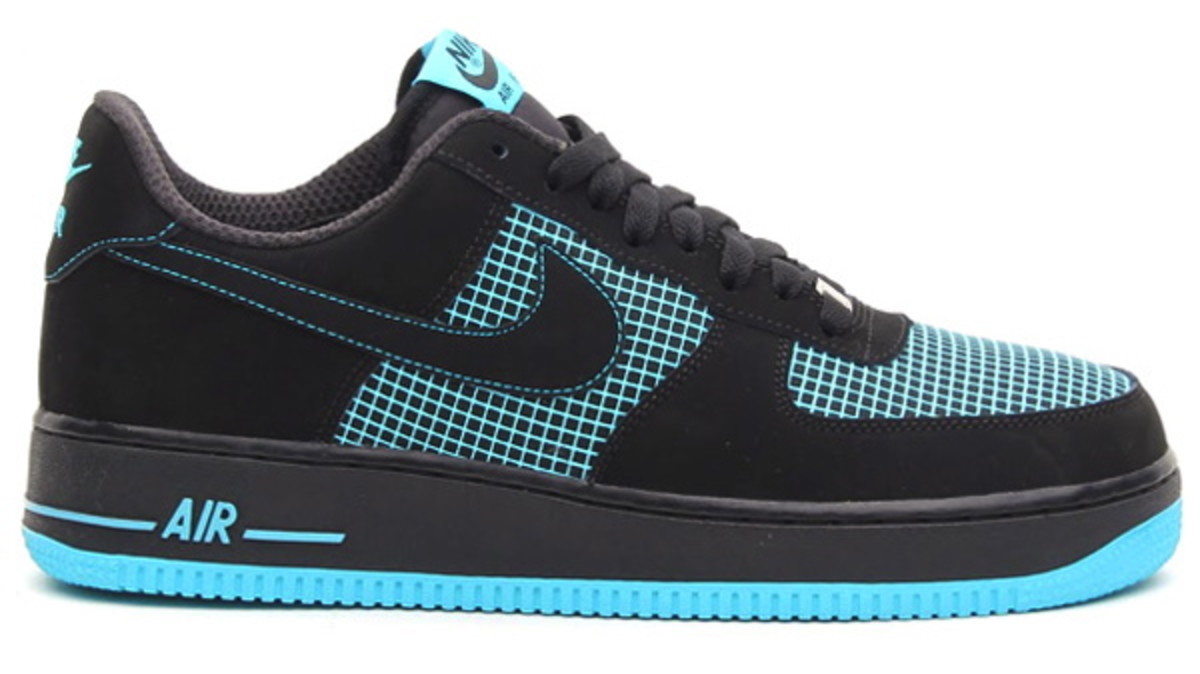 blue sole air force 1
