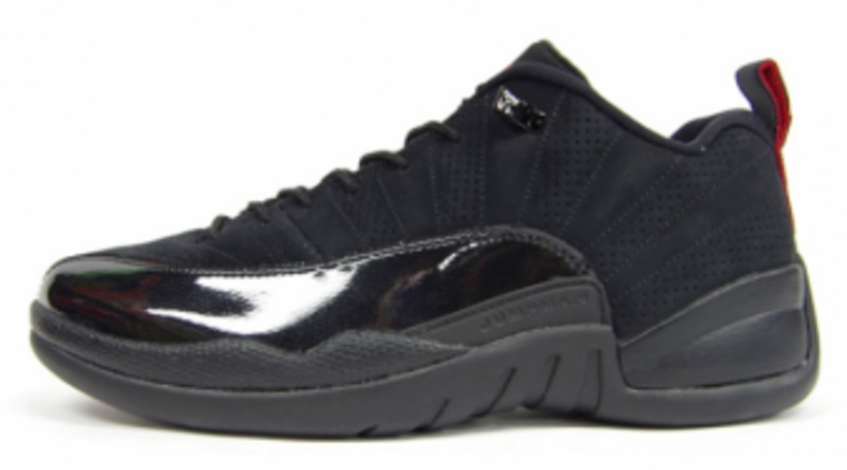 jordan 12 low red black