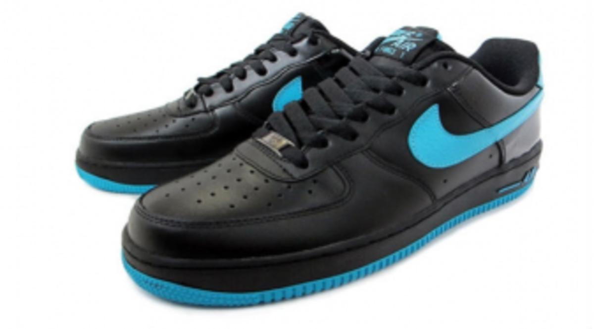 blue sole air force 1