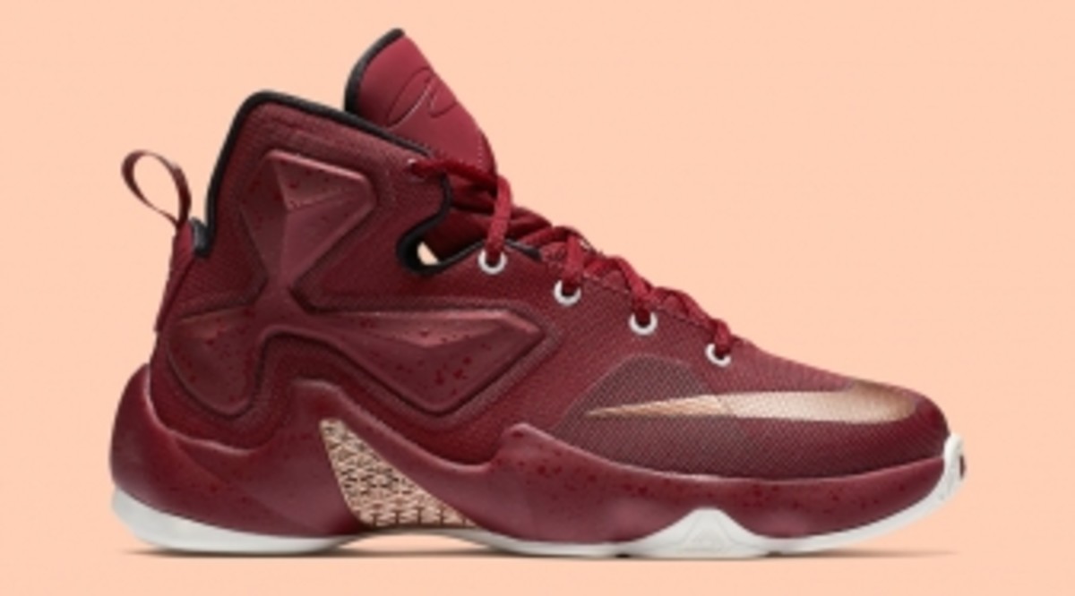 red high top lebrons