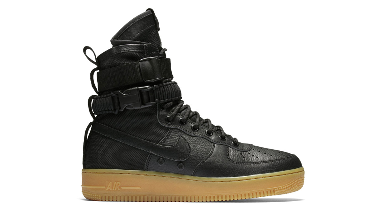 black air forces with gum bottoms