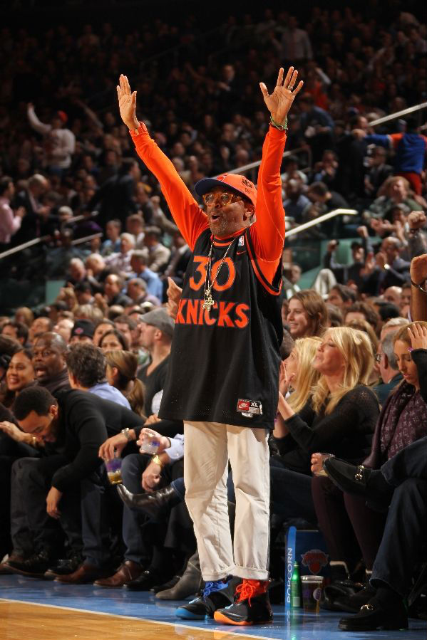 Spike Lee wearing Air Jordan XX8 Knicks (3)