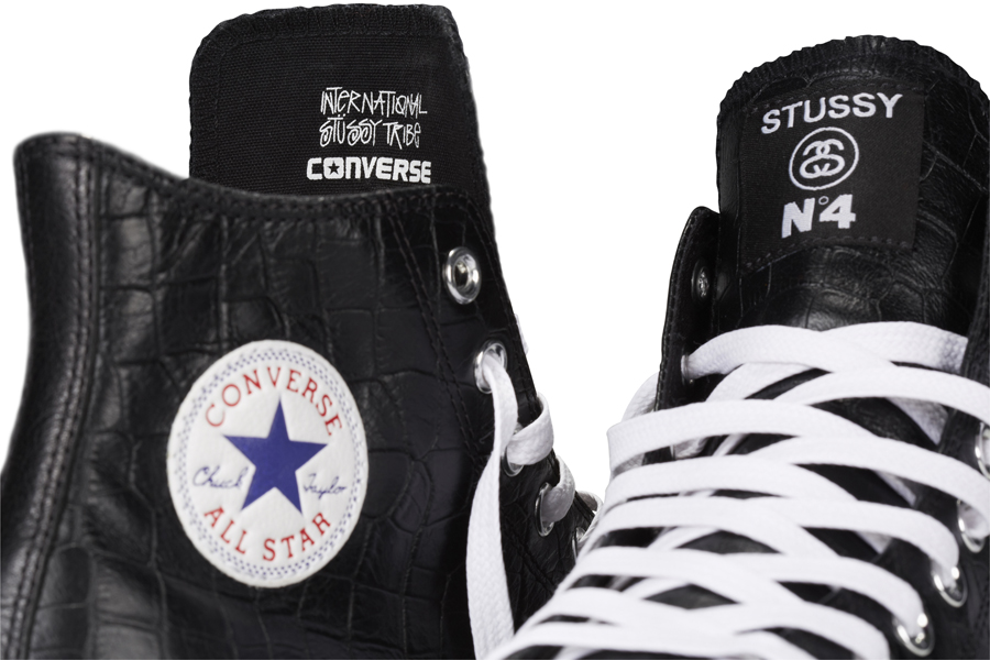 Stussy x Converse Chuck Taylor All Star Collection tongue details