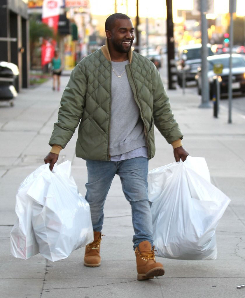 Kanye West wearing Timberland 6-Inch Boot 40th Anniversary