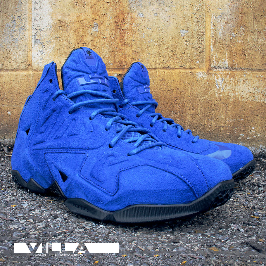 Nike LeBron XI 11 EXT Blue Suede (2)