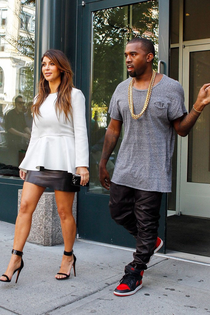 Kanye West Wears Air Jordan 1 Blackred Sole Collector 7755