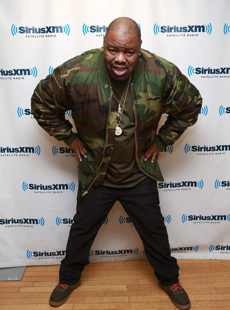 Biz Markie wearing Nike Air Force 1 High Deconstructed Military Boot