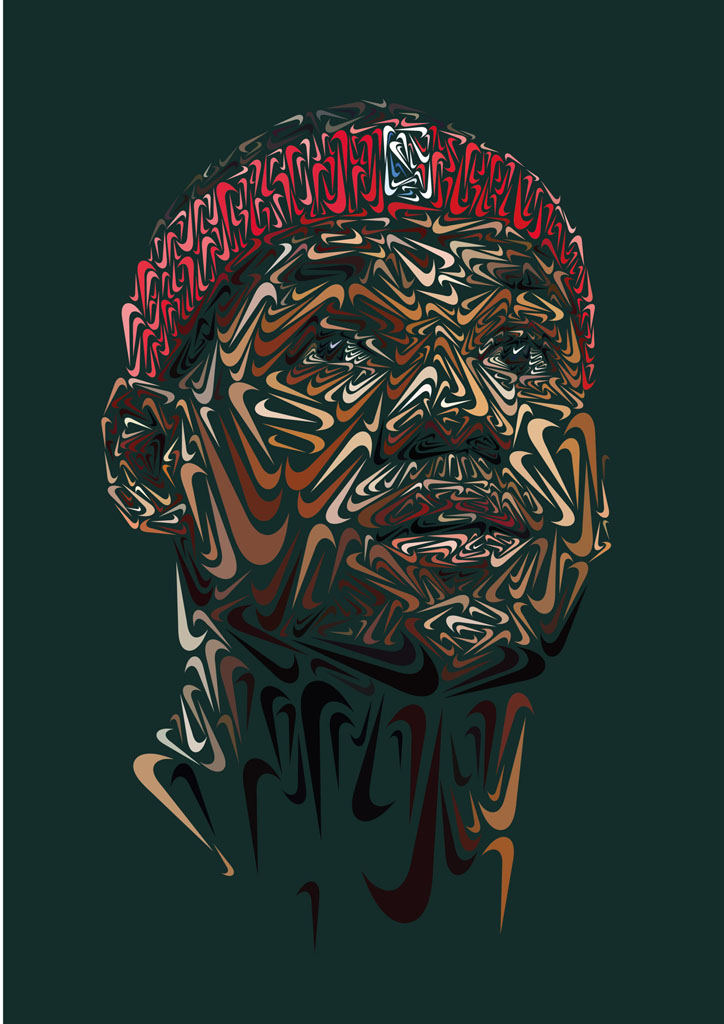 Andy Gellenberg LeBron James Nike Portrait