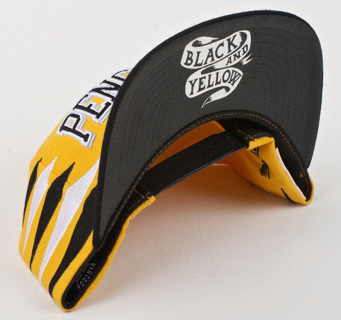 Brush Footwear x Pittsburgh Penguins Snapback for Wiz Khalifa Black & Yellow (2)