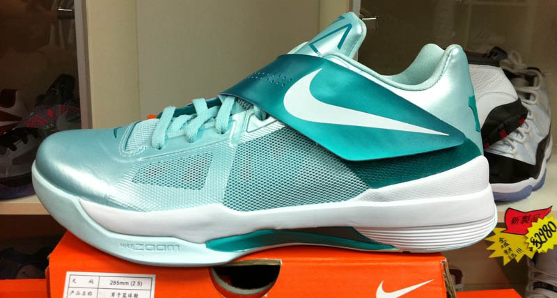Nike Zoom KD IV 4 Easter Mint Candy 473679-301 (3)