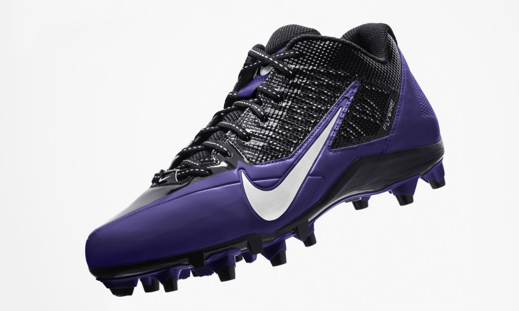 Nike Alpha Pro Cleats for Baltimore Ravens (2)