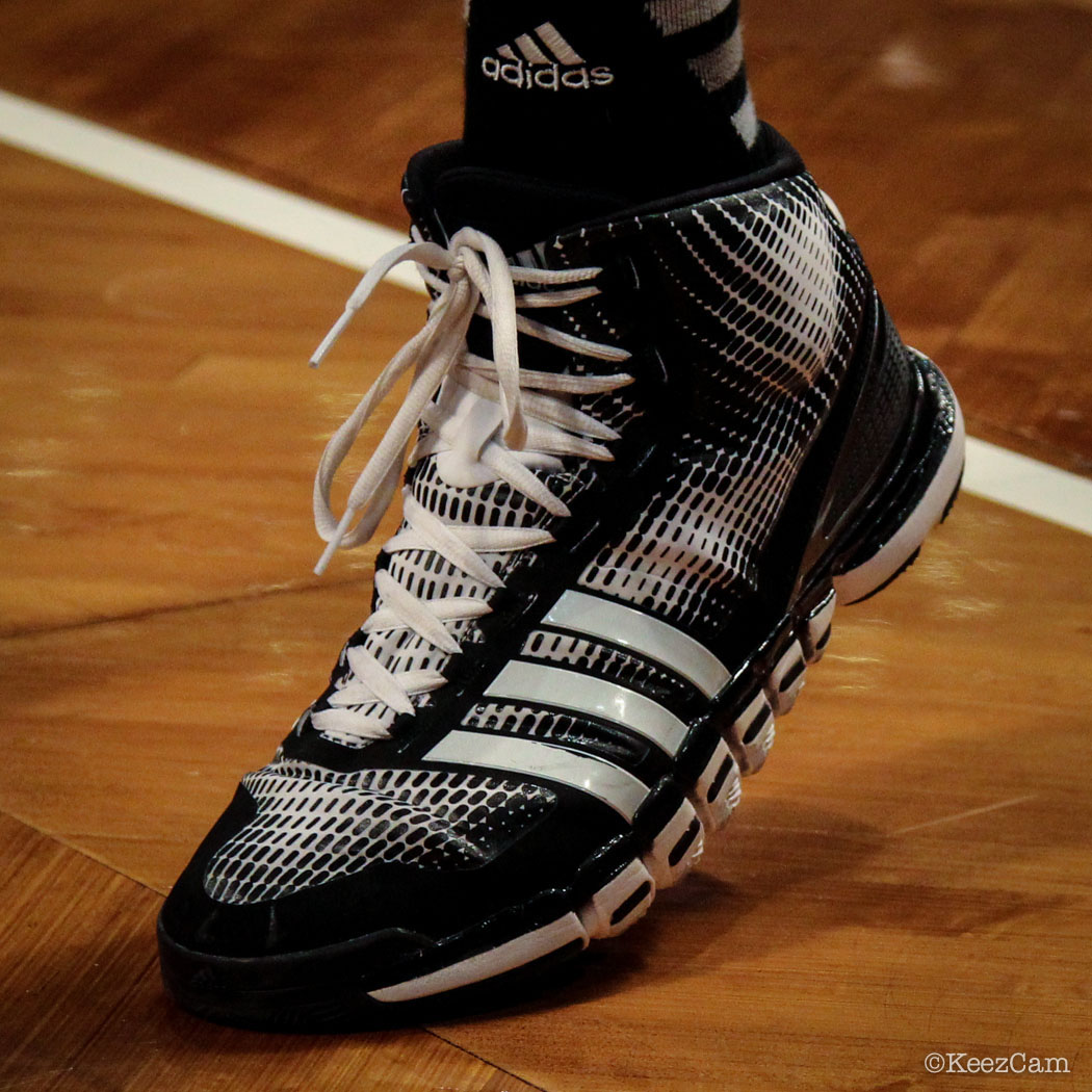 SoleWatch // Up Close At Barclays for Nets vs Knicks - Brook Lopez wearing adidas Crazyquick