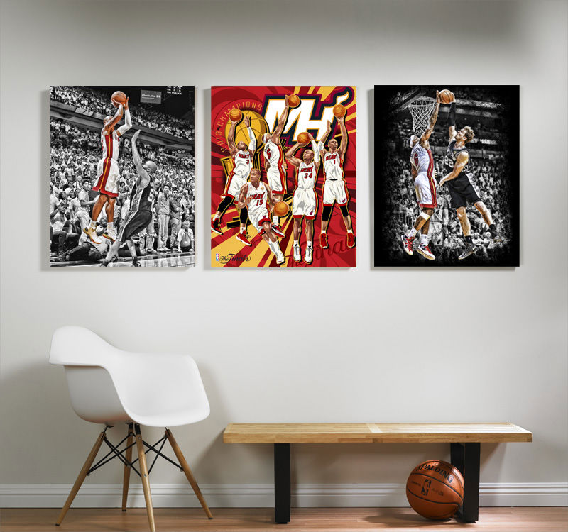 RareInk Miami Heat NBA Championship Artwork (1)