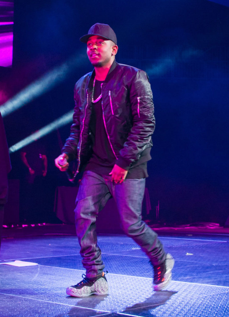Kendrick Lamar Wearing 'Safari' Nike Air Foamposite One (1)