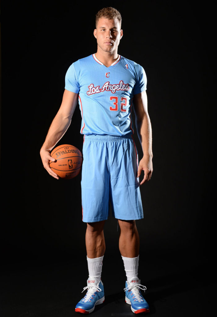 Blake Griffin wearing Jordan Super.Fly 2 Back in Blue