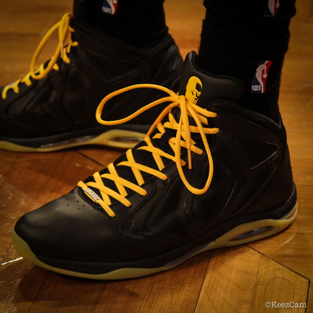 Sole Watch // Up Close At Barclays for Nets vs Pacers - Lance Stephenson wearing AND1 PE