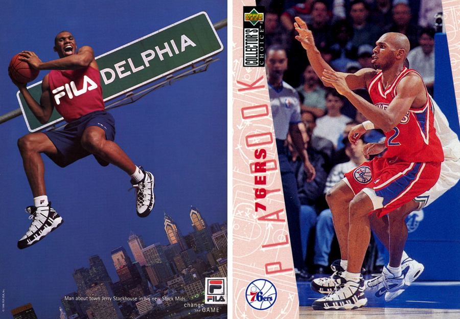 Throwback // Jerry Stackhouse Wearing the Original Fila