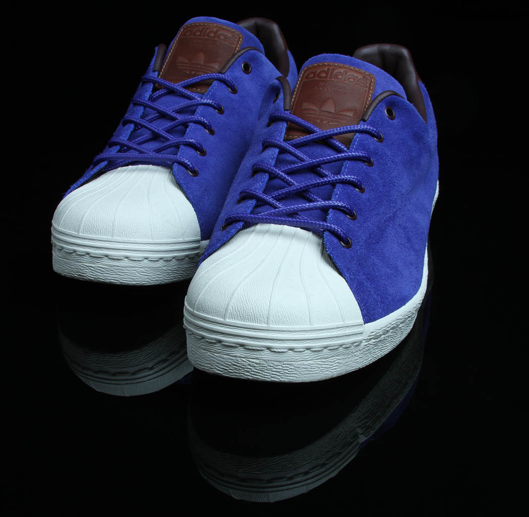 adidas Originals Superstar 80s Clean Deep Blue (4)