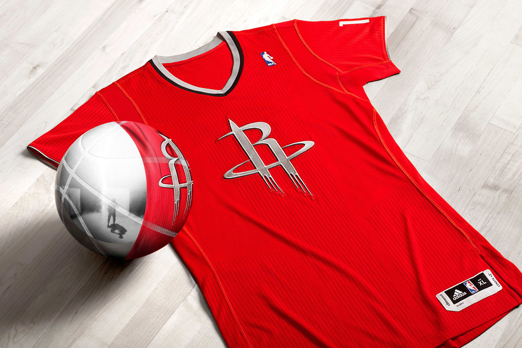 adidas Big Logo NBA Christmas Uniform // Houston Rockets