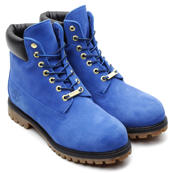 atmos x Timberland 6 inch boot in blue suede