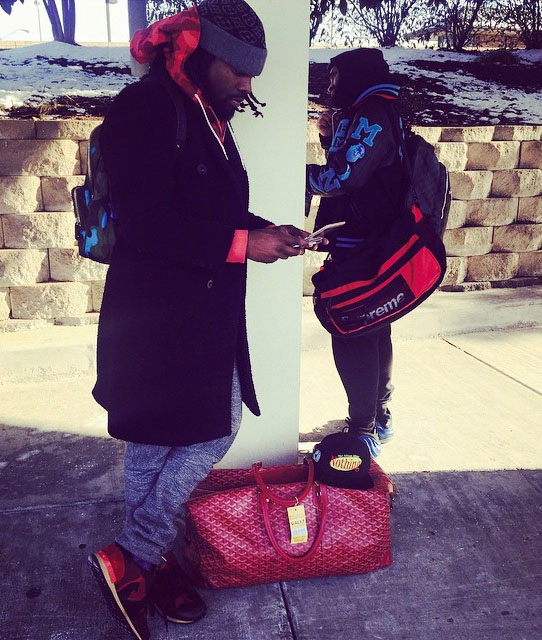 Wale wearing Valentino Sneakers