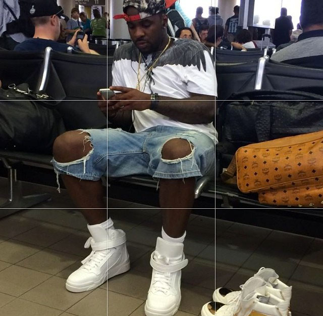 Ty Lawson wearing Givenchy High-Top Sneakers