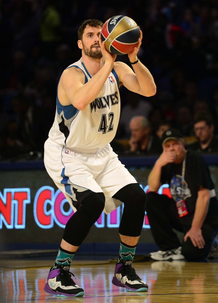 Kevin Love wearing 361 All-Star PE
