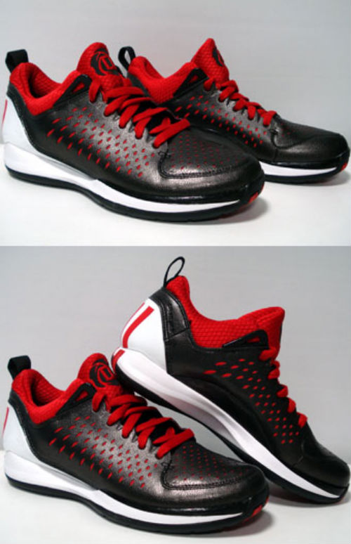adidas Rose 3 Low The Chi Black Whit Red G65745 (2)