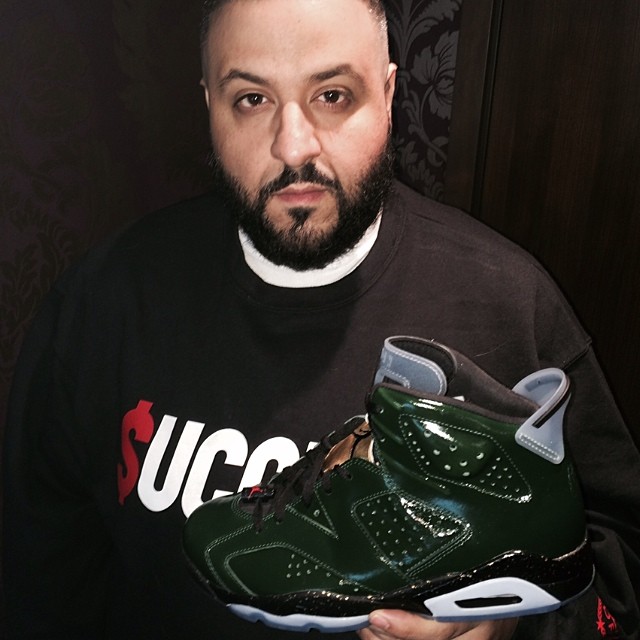 DJ Khaled Picks Up Air Jordan VI 6 Champagne