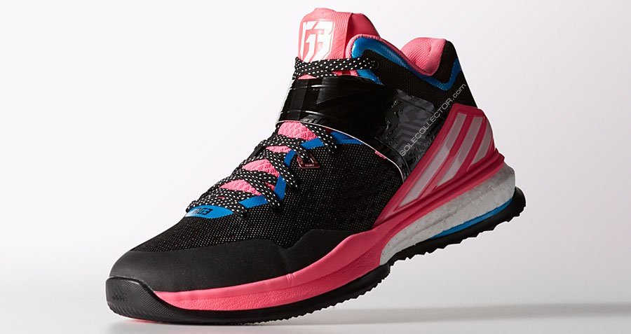 adidas RG3 Boost Trainer Black/Pink-Blue (4)