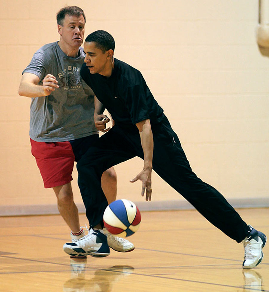 President Obama wearing Jordan Jeter Vital