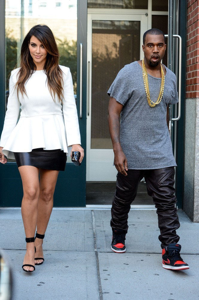 Kanye West Wears Air Jordan 1 Blackred Sole Collector 4653