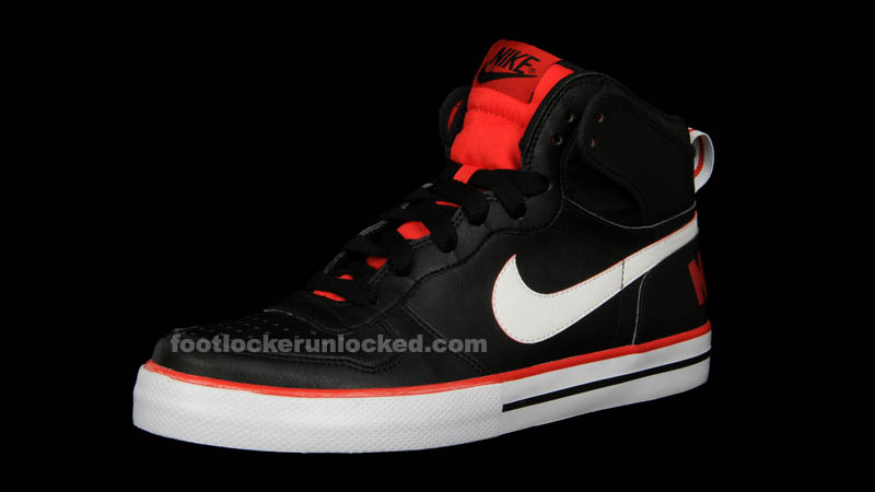 Nike Big Nike AC Foot Locker Exclusives Black White Red (2)