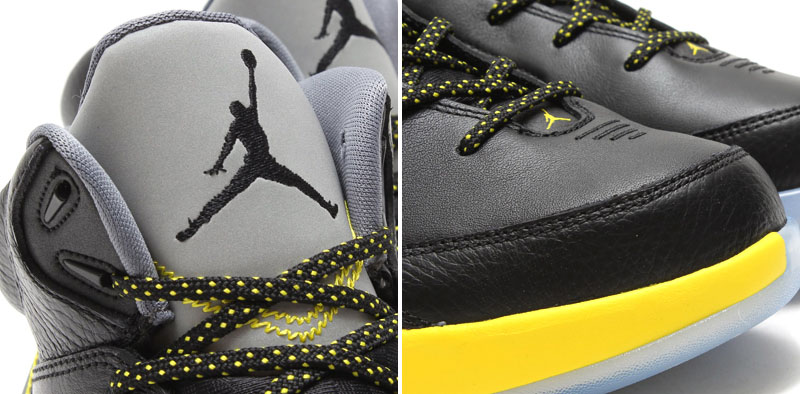 Air Jordan Flight Remix Black/Vibrant Yellow-Cool Grey Release Date 679680-070 (5)