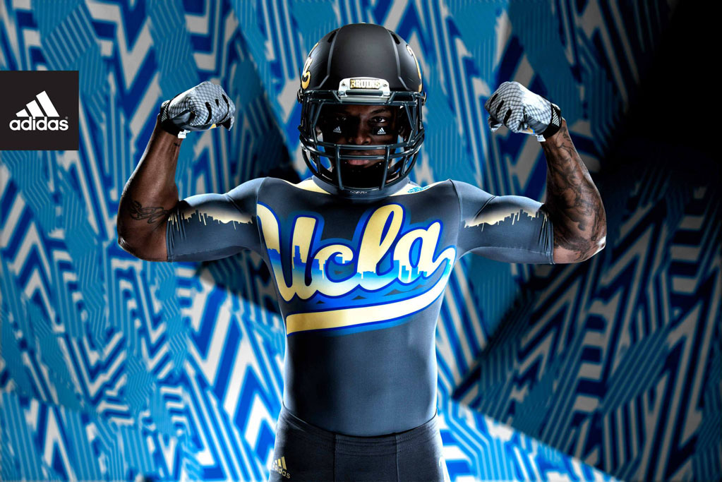adidas and UCLA Unveil 'LA Steel' TECHFIT Football Uniforms (4)