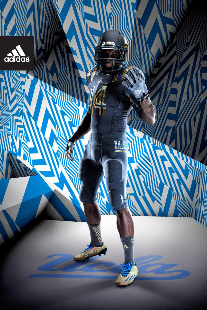adidas and UCLA Unveil 'LA Steel' TECHFIT Football Uniforms (2)