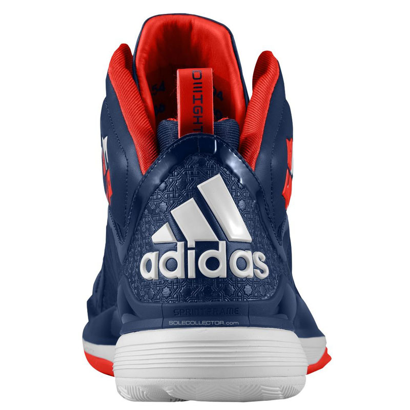 adidas D Howard 5 Navy/Red/White (3)