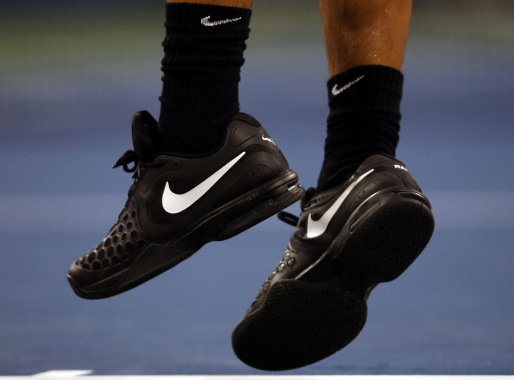 US Open 2013 // Rafael Nadal wearing Nike Air Max Courtballistec 4.3 PE