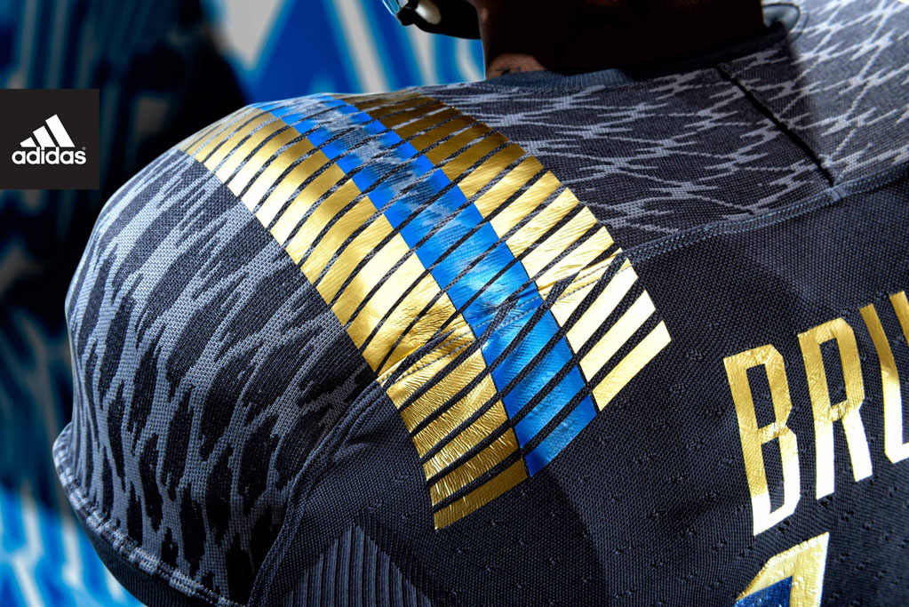 adidas and UCLA Unveil 'LA Steel' TECHFIT Football Uniforms (6)