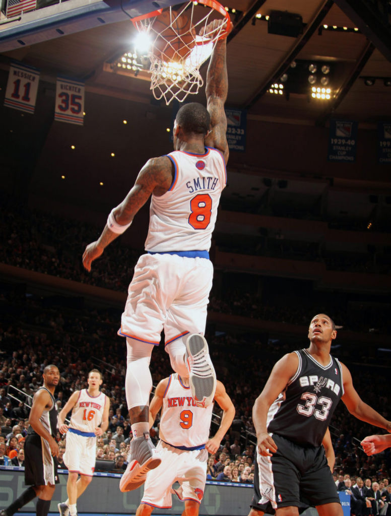 Highlight // J.R. Smith's Reverse Alley Oop in the "Cool Grey" Air Jordan XII 12 (5)