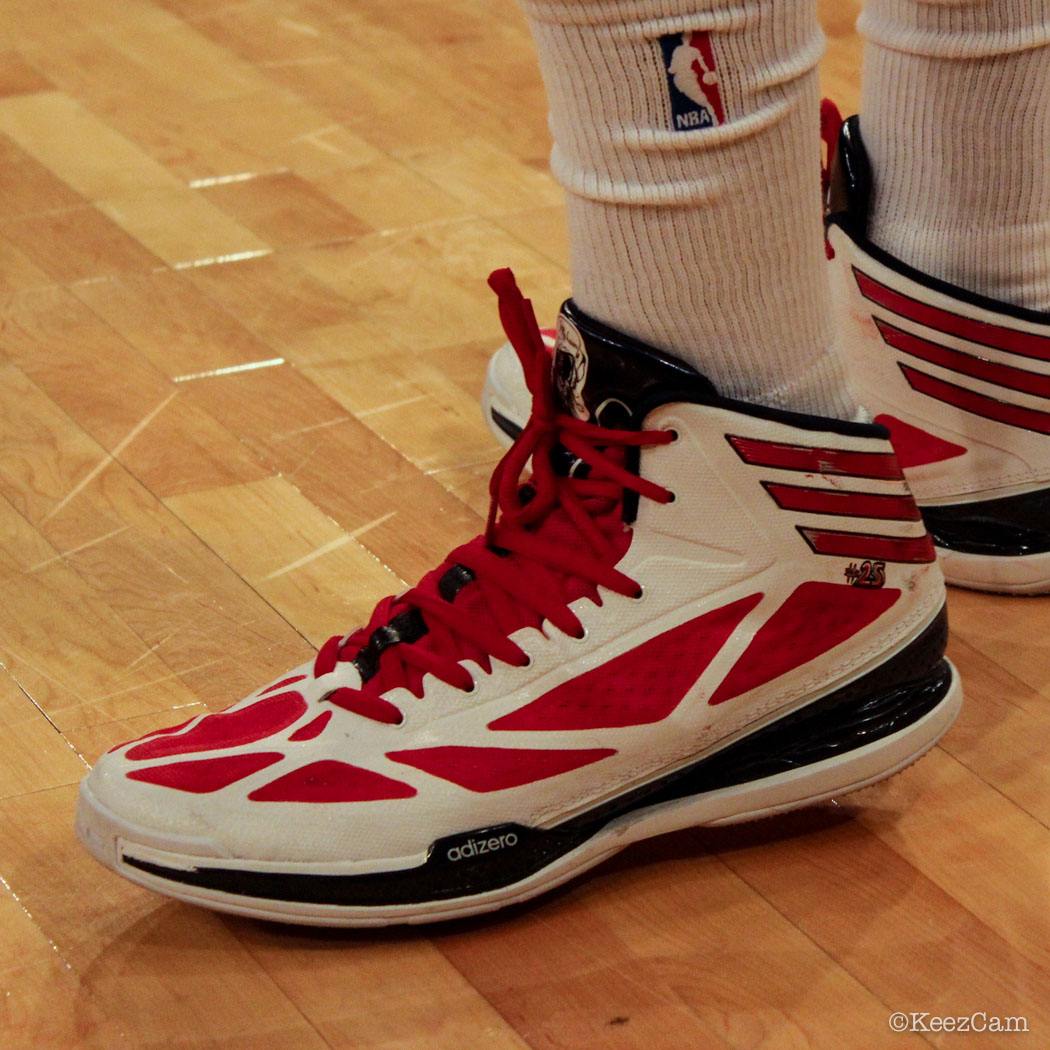 SoleWatch // Up Close At MSG for Pelicans vs Knicks - Austin Rivers wearing adidas adizero Crazy Light 3 by Kickasso